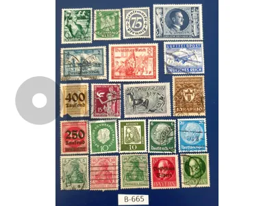 Germany Reich Nazi Hitler 21 stamps Lot# B-665