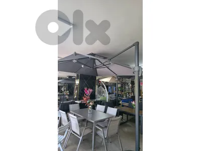 شمسية توب ٣ امتار الومينيوم Umbrella aluminium 3m