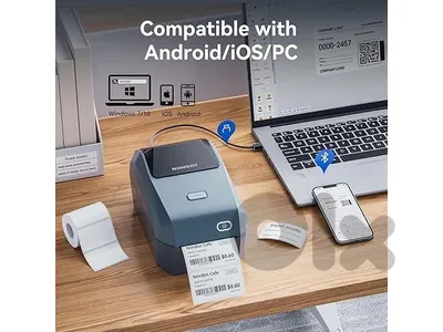 thermal labels stickers printer niimbot usb bluetooth
