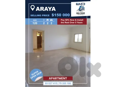 Apartment for sale in Araya شقة للبيع في عاريا