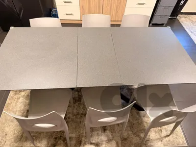 Dining table with chairs