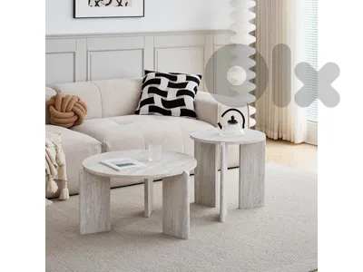 Nested table New in box stone color
