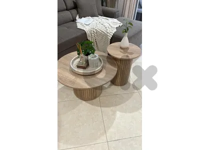 Nested Oak table Modern New in box