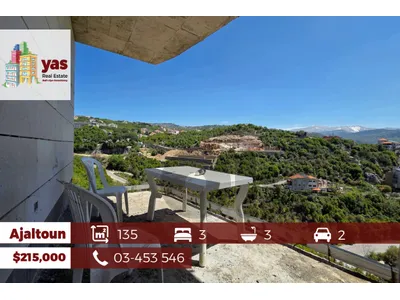 Ajaltoun 135m2 | 80m2 Terrace | Payment Facilities | Open View | TO