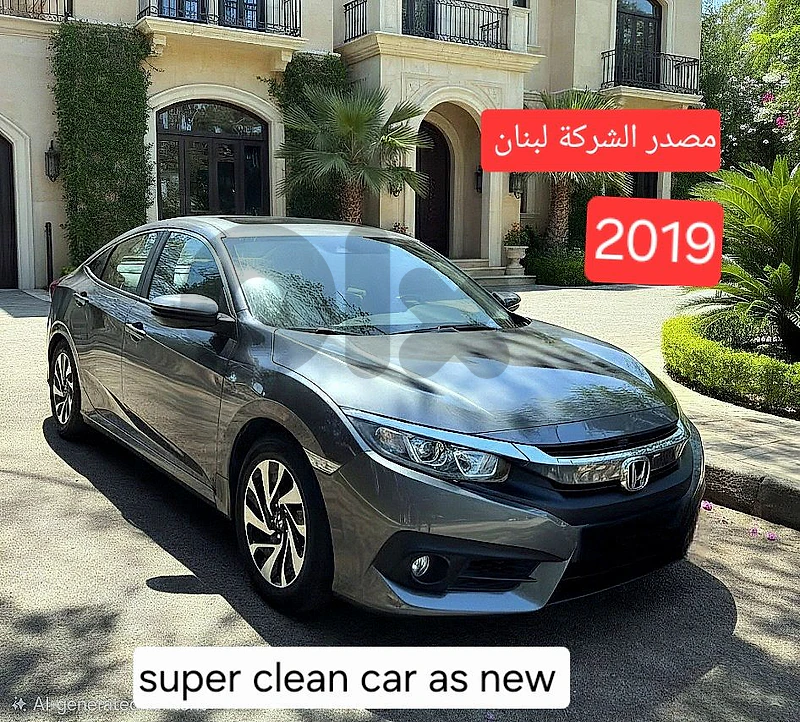 Honda Civic 2019 مصدر الشركة لبنان