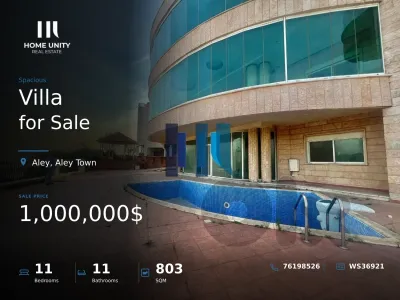 spacious triplex villa for sale in aley town - mountain view spacious triplex villa for sale in aley town - mountain view