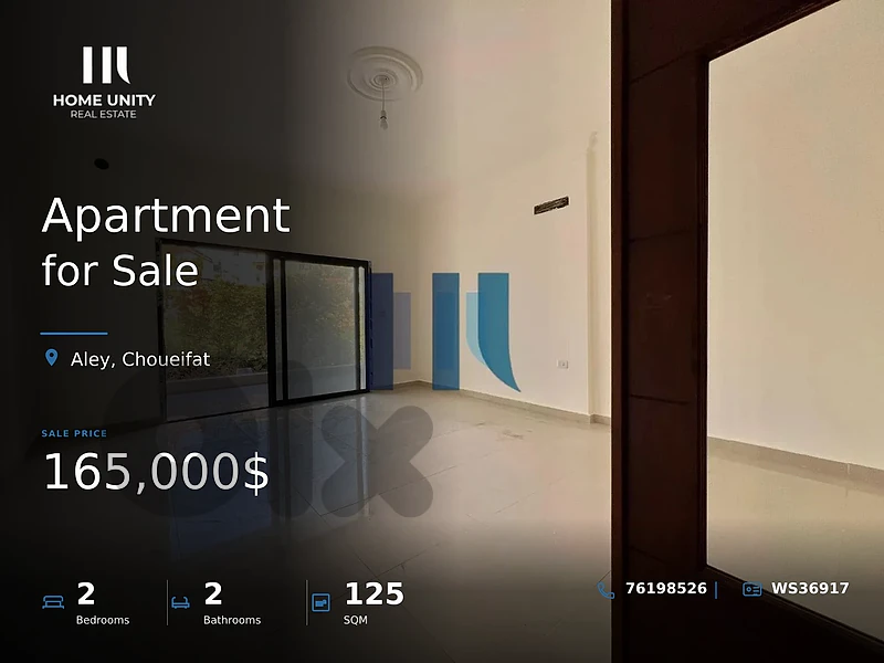 Appartment for Sale in Choueifat, Aley