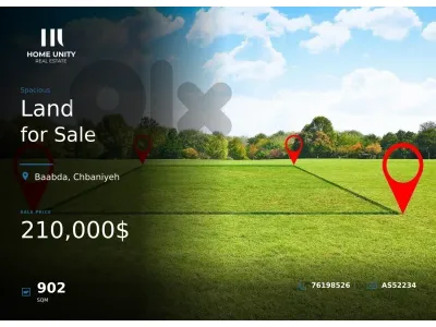 40/120 land for sale in Chbaniyeh, Baabda