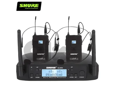 wireless double headset brand shure,new not used