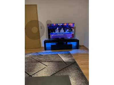 tv cabinet with LED light new in box
