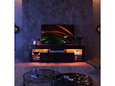 tv cabinet with LED light new in box