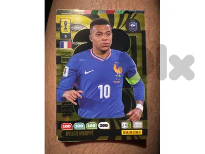 KYLIAN MBAPPE GOLD CARD LIMITED EDITION PANINI
