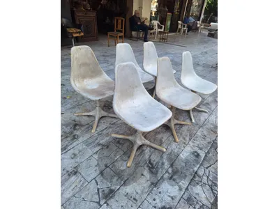 vintage tulip knoll chair fibre Italy original