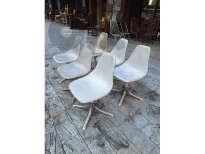vintage tulip knoll chair fibre Italy original