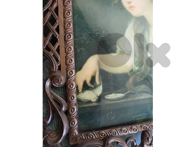 Antique tablo
 برواز انتيك رائع يتميّز بزجاج نافر