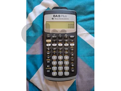 Texas Instruments BA II Plus financial calculator