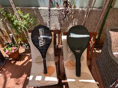 Tennis rackets wilson cobra and rossignol