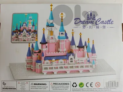 2500 pieces building blocks  dream castle