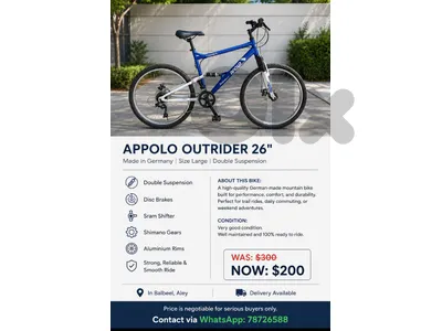 Appolo outrider 26"