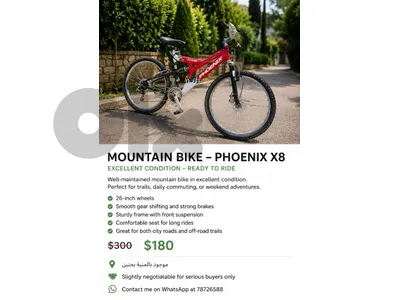 Phoenix 26" bicycle
