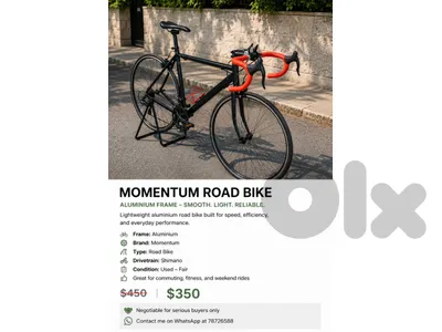 momentum road bike