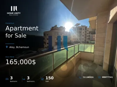 apartment for sale in bchamoun el maderis