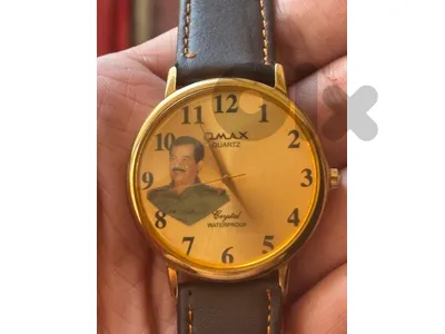 Rare Vintage Saddam Hussein watch Omax