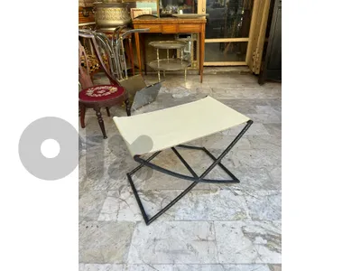 Iron Stool with Leather Seat original 150$