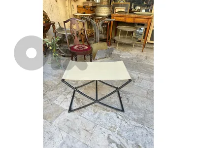 Iron Stool with Leather Seat original 150$
