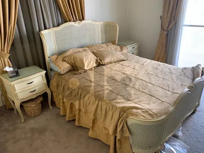 Frensh bed canné تخت فرنسي لوي كانز قش كاني دوبل ولا اروع من اجمل