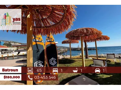 Batroun 65m2| Chalet | Beach & Pool View | Super Prime Location | PA |