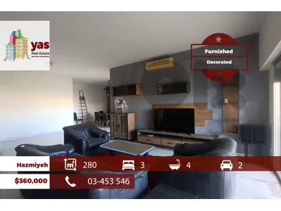 Hazmiyeh 280m2 | Furnished | Calm Area | Decorated | AA/GA