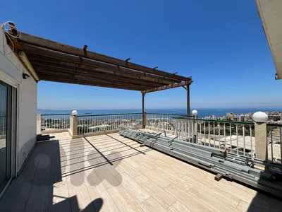 L21475 Duplex with sea view  in A Gated Community For Sale In Dbayeh