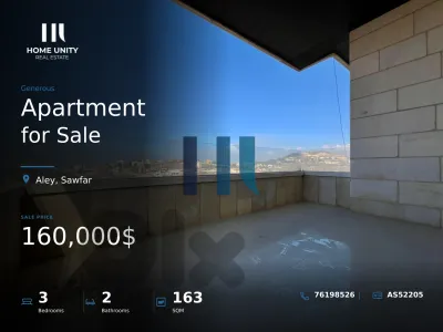 brand new 163 sqm apartment for sale in sawfar