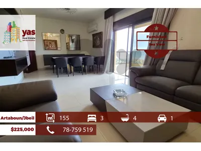 Artaboun/Jbeil 155m2 | Furnished | Calm Area | Sea View | Catch | MCH
