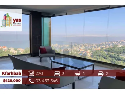 Kfarhbab 270m2 | Super Luxury | Panoramic View | Partly Furnished | YV Kfarhbab 270m2 | Super Luxury | Panoramic View | Partly Furnished | YV
