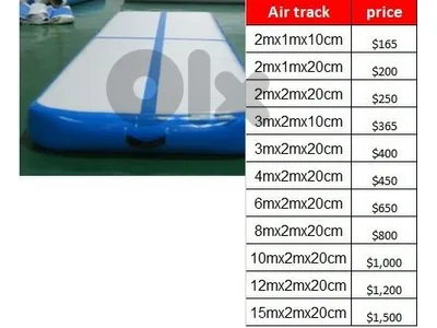 Air track, kwon brand & all Taekwondo equipments