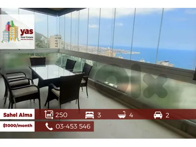 Sahel Alma 250m2 | Furnished | Rent | Astonishing View | IV