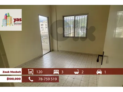 Zouk Mosbeh 120m2 | Well Maintained | Flat | Mountain View | EL/JA