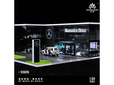 mercedes diorama 1/64