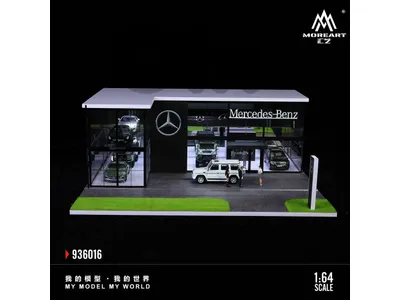mercedes diorama 1/64