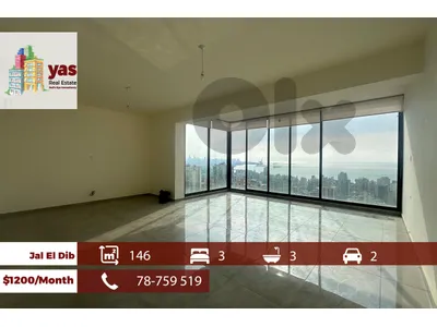 Jal El Dib 146m2 | New | Rent | Prime Location | View | PED Jal El Dib 146m2 | New | Rent | Prime Location | View | PED