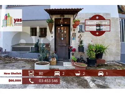 New Sheileh 80m2 | Semi Furnished | Calm Area | Astonishing View | EL