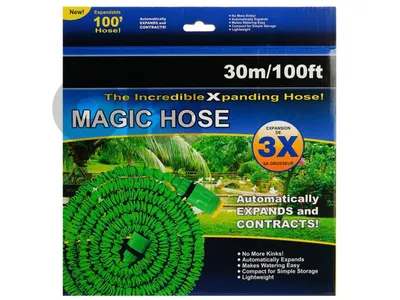 MAGIC HOSE 30M/100ft, automatically expands and contracts.