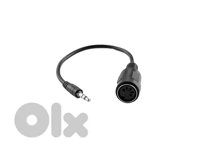 5 pin MIDI female to 3.5mm TRS male