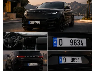 O 9834 | Premium 4-Digit Lebanese Plate | نمرة ٤ ارقام مميزة