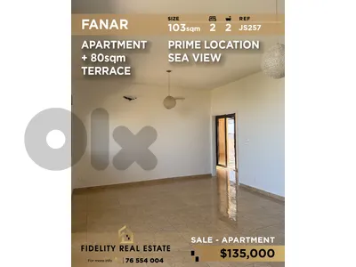 Apartment for sale in Fanar JS257 شقة جديدة للبيع في فنار