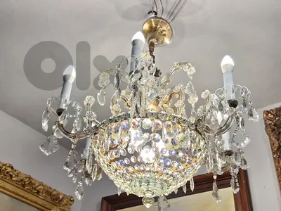 original czech bohemian crystal chandelier