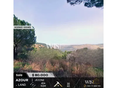 🌳 Prime 404 SQM Land for SALE in Azour – Jezzine!