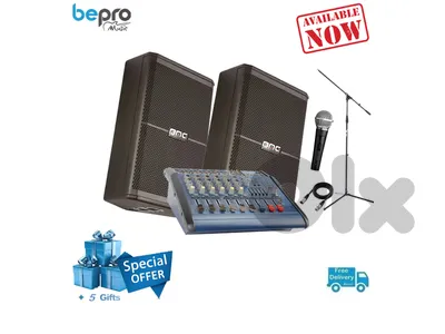 Sound System Speaker set for Party,Karaoke,Weeding,School,Stadium,Pub